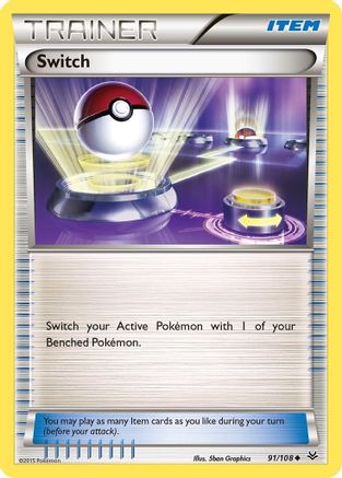 Switch (091/108) [XY  Roaring Skies] - Uncommon