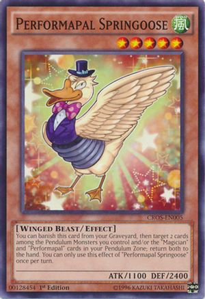 Performapal Springoose (Common) (CROS-EN005) - Crossed Souls 1st Edition