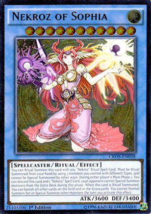 Nekroz of Sophia (Ultimate Rare) (CROS-EN038) - Crossed Souls Unlimited