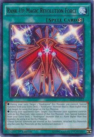 Rank-Up-Magic Revolution Force (Rare) (CROS-EN057) - Crossed Souls 1st Edition