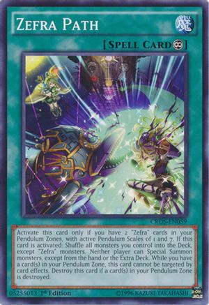 Zefra Path (Common) (CROS-EN059) - Crossed Souls 1st Edition
