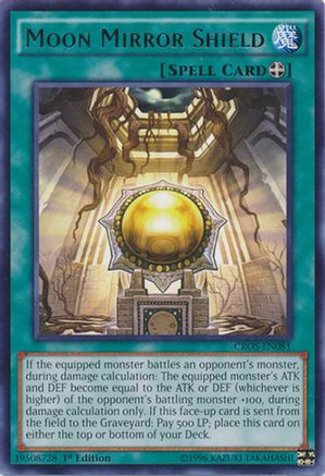 Moon Mirror Shield (Rare) (CROS-EN081) - Crossed Souls 1st Edition