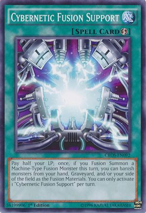 Cybernetic Fusion Support (Common) (CROS-EN092) - Crossed Souls Unlimited
