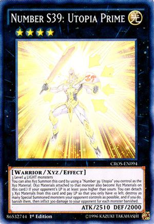 Number S39: Utopia Prime (Super Rare) (CROS-EN094) - Crossed Souls Unlimited