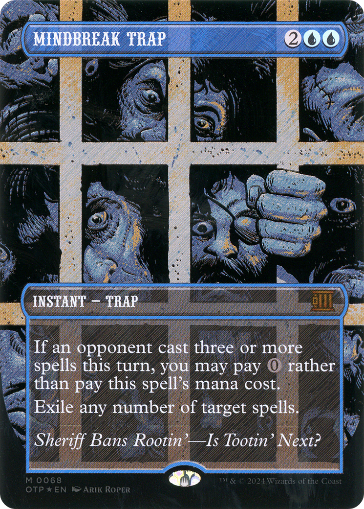 Mindbreak Trap (Textured Foil) (OTP-068) (Borderless) [Breaking News] Foil