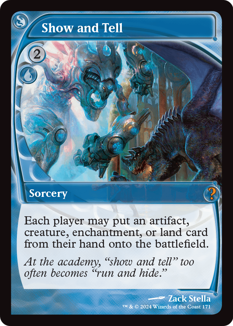 Show and Tell (Future Sight) (MB2-171) [Mystery Booster 2]