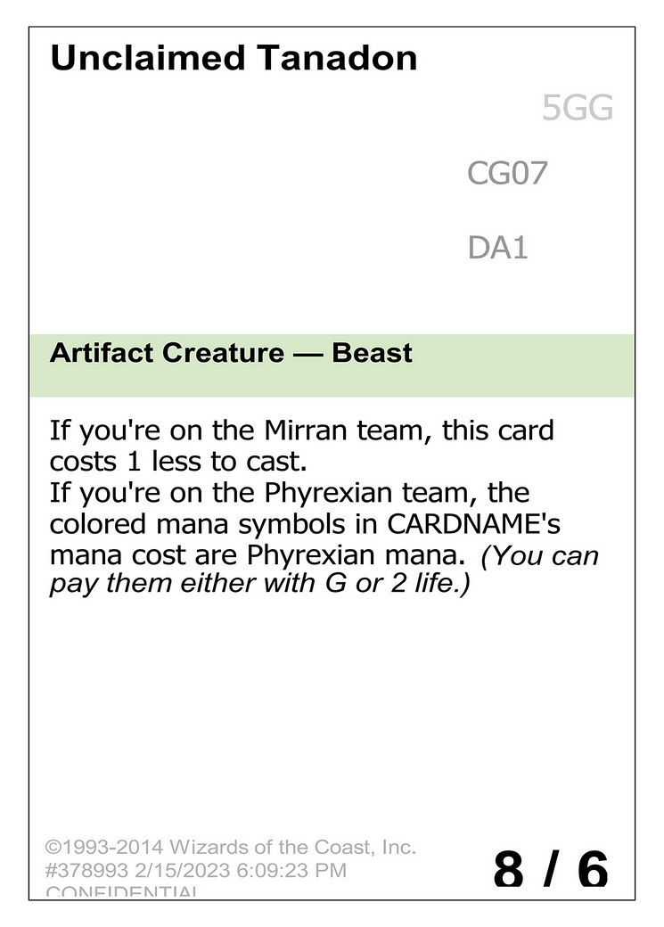 Unclaimed Tanadon (UNK-CG07) [Unknown Event]
