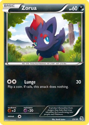 Zorua (#23) (23/30) [BW Trainer Kit Excadrill & Zoroark] - Common