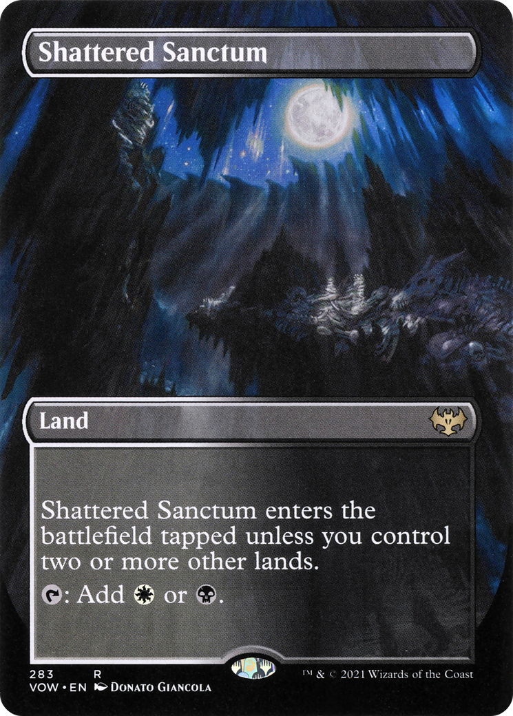 Shattered Sanctum (Borderless) (VOW-283) [Innistrad: Crimson Vow]