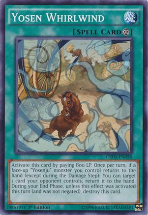 Yosen Whirlwind (Common) (CROS-EN058) - Crossed Souls 1st Edition
