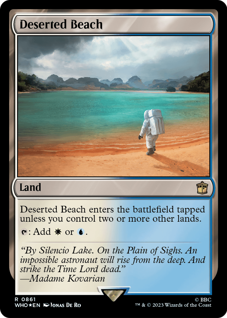 Deserted Beach (Surge Foil) (WHO-861) [Doctor Who] Foil