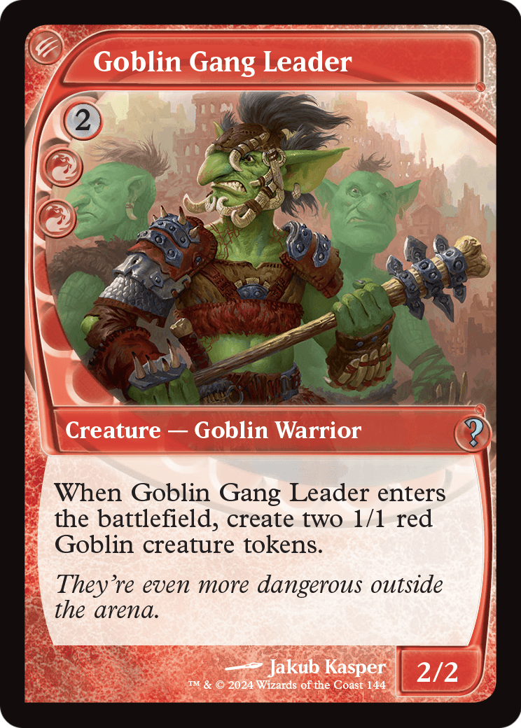 Goblin Gang Leader (Future Sight) (MB2-144) [Mystery Booster 2]