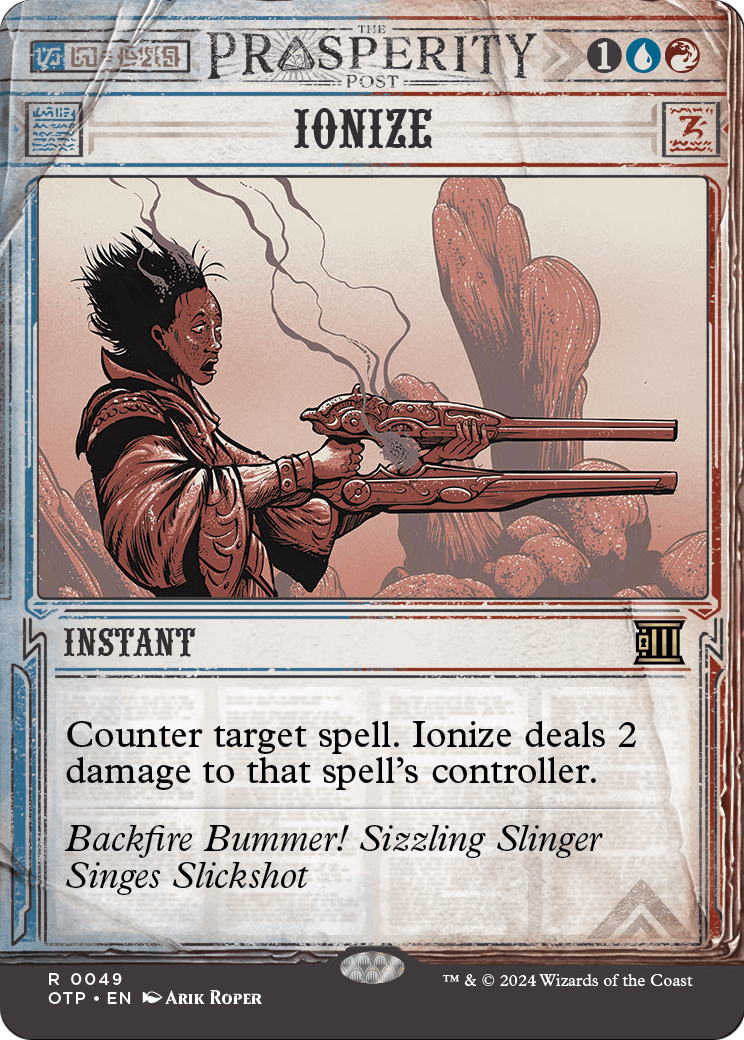 Ionize (OTP-049) (Showcase) (Borderless) [Breaking News] Foil