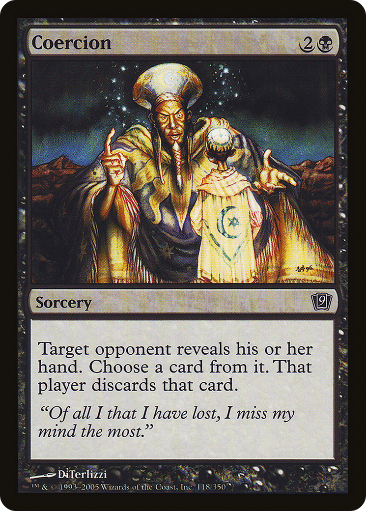 Coercion (9ED-118) [9th Edition] Foil