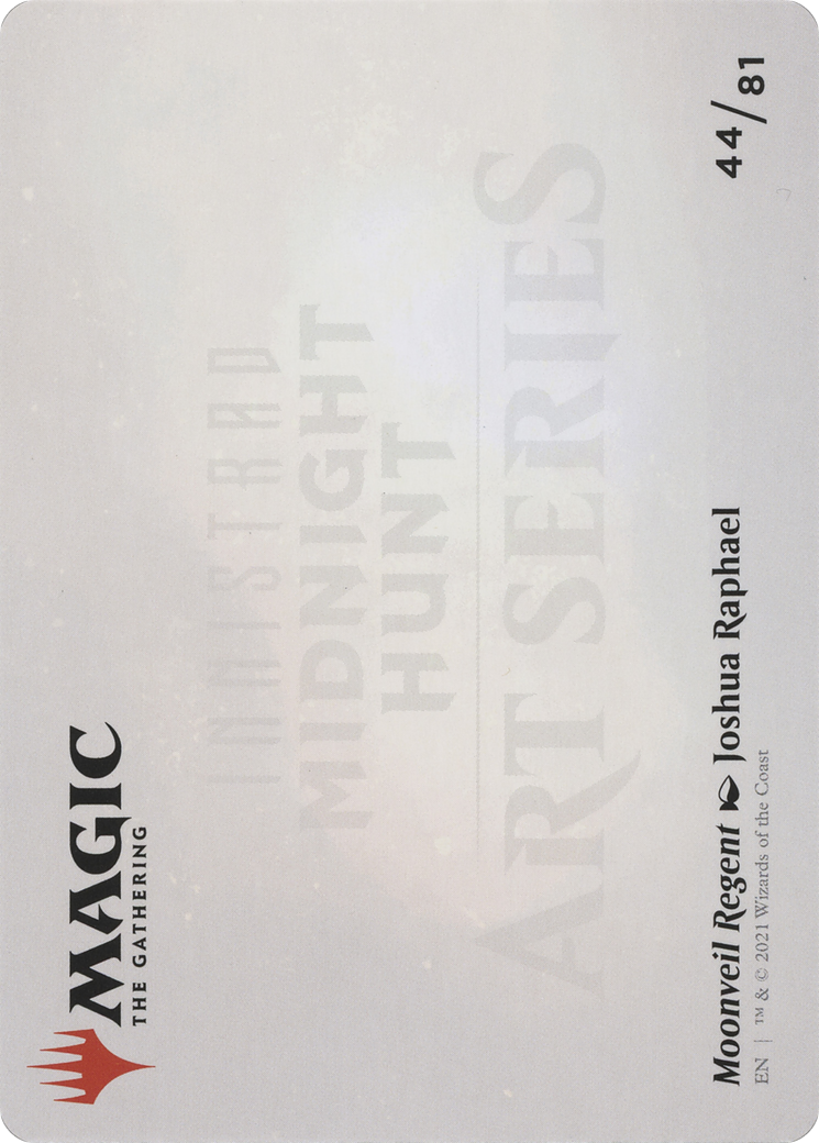 Moonveil Regent // Moonveil Regent (AMID-044) (Borderless) [Midnight Hunt Art Series] Foil