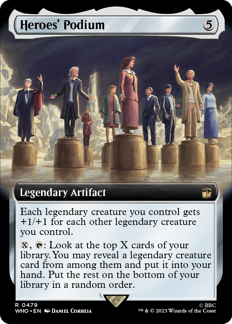 Heroes' Podium (Extended Art) (WHO-479) [Doctor Who] Foil