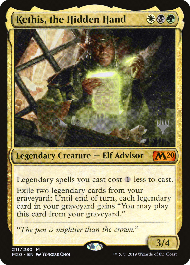 Kethis, the Hidden Hand (PPM20-211) [Promo Pack: Core Set 2020 Promos]
