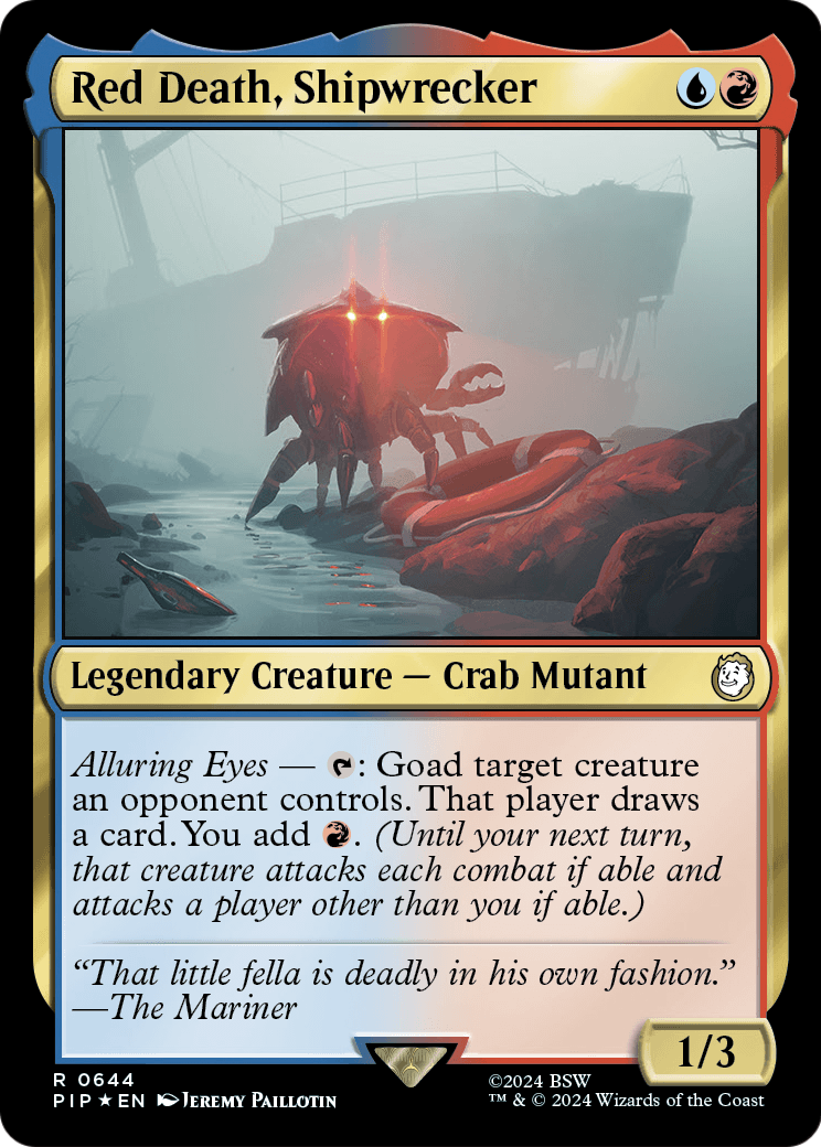 Red Death, Shipwrecker (Surge Foil) (PIP-644) [Fallout] Foil