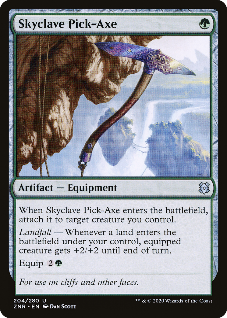 Skyclave Pick-Axe - Foil [Zendikar Rising]