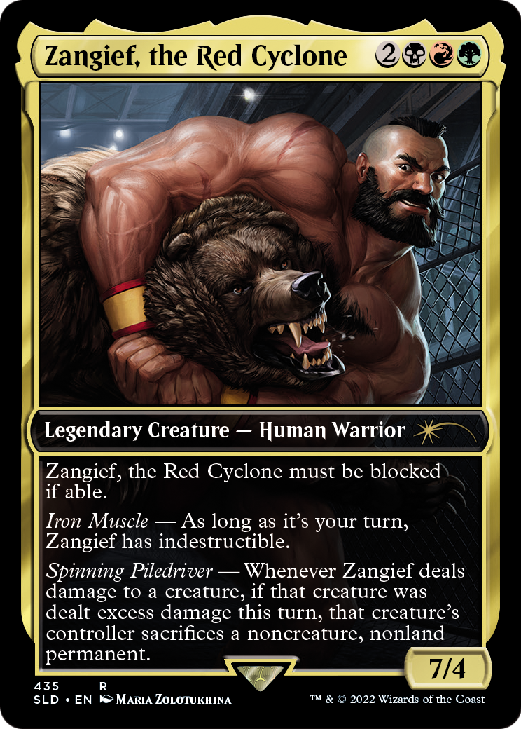 Zangief, the Red Cyclone (SLD-435) [Secret Lair Drop] Foil