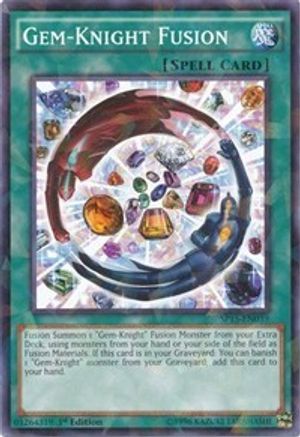 Gem-Knight Fusion (Shatterfoil) (Shatterfoil Rare) (SP15-EN039) - Star Pack ARC-V 1st Edition
