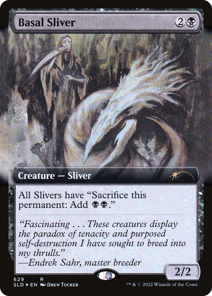 Basal Sliver (Extended Art) (SLD-629) [Secret Lair Drop] Foil
