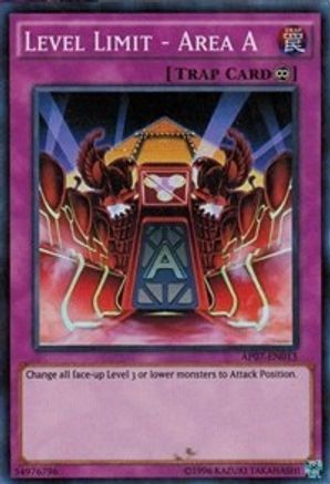 Level Limit - Area A (Super Rare) (AP07-EN013) - Astral Pack 7 Unlimited