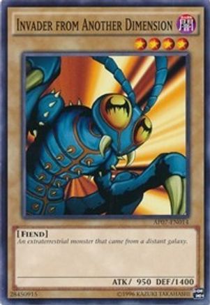 Invader from Another Dimension (Common) (AP07-EN014) - Astral Pack 7 Unlimited