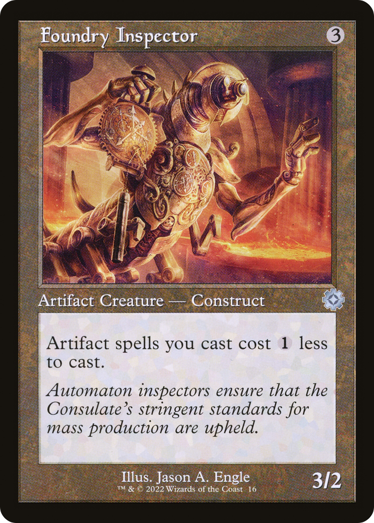 Foundry Inspector (BRR-016) [The Brothers' War Retro Artifacts] Foil