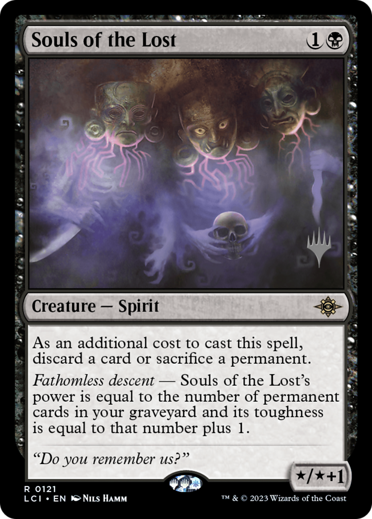 Souls of the Lost (PPLCI-121) [Promo Pack: The Lost Caverns of Ixalan Promos] Foil