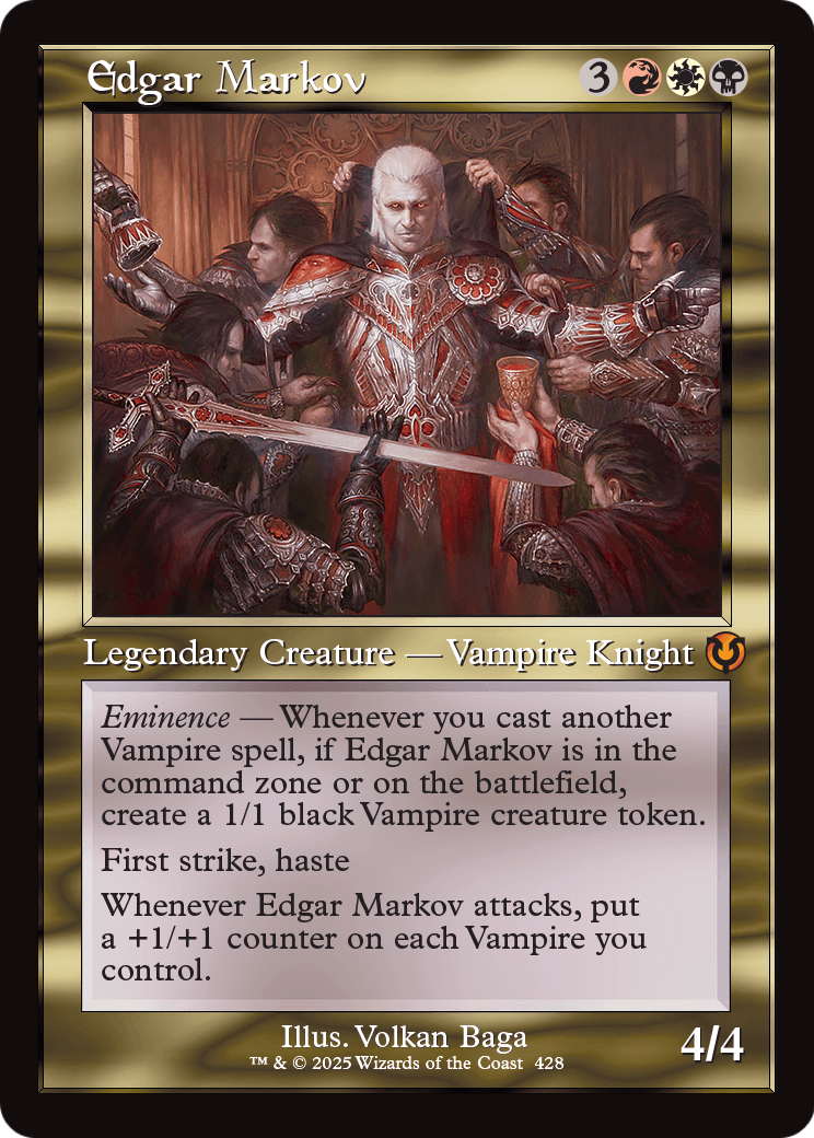 Edgar Markov (Retro Frame) (INR-428) [Innistrad Remastered] Foil