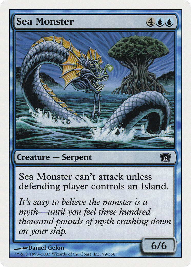 Sea Monster (8ED-099) [8th Edition] Foil
