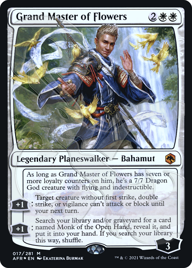 Grand Master of Flowers (AFR&-017) [Adventures in the Forgotten Realms Promos] Foil