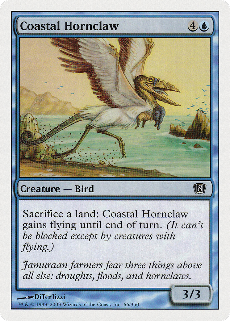 Coastal Hornclaw (8ED-066) [8th Edition] Foil
