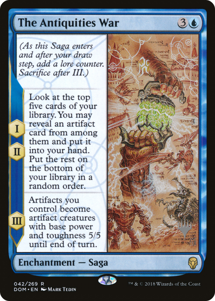 The Antiquities War (PPM20-042) [Promo Pack: Dominaria Promos] Foil