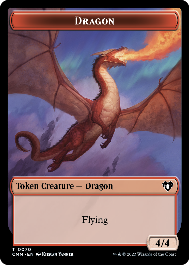 Dragon (TCMM-070) [Commander Masters Tokens]