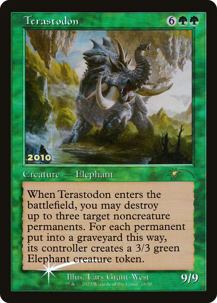 Terastodon (30A-P-018) [30th Anniversary Play Promos] Foil