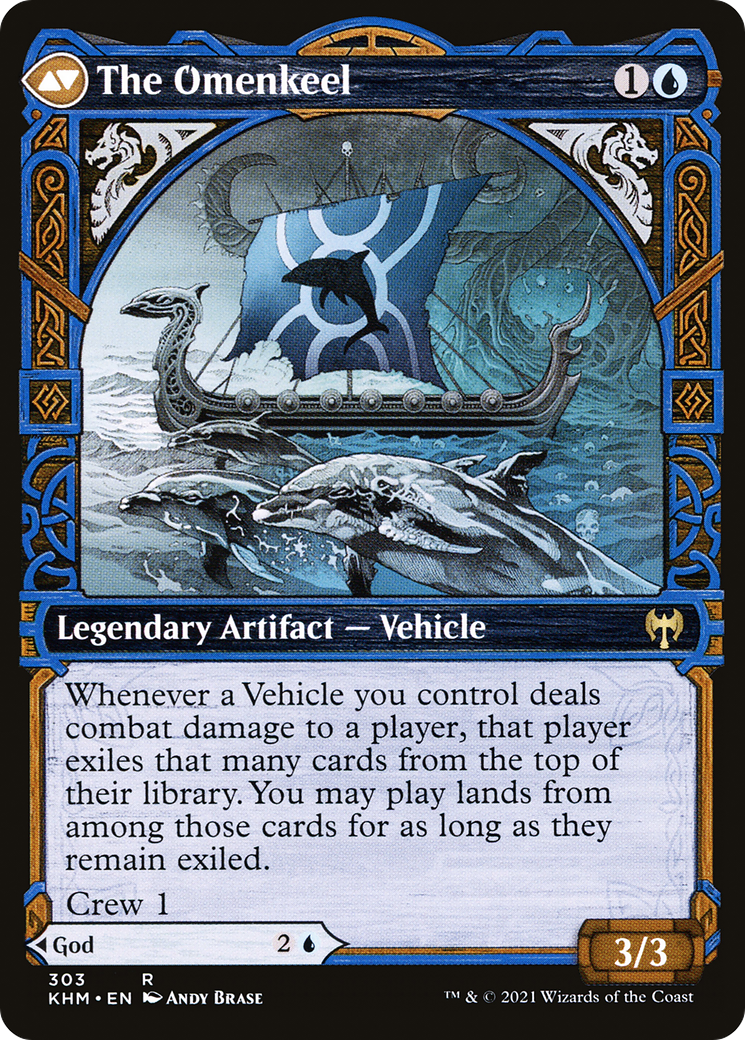 Cosima, God of the Voyage (Showcase) (KHM-303) [Kaldheim] Foil