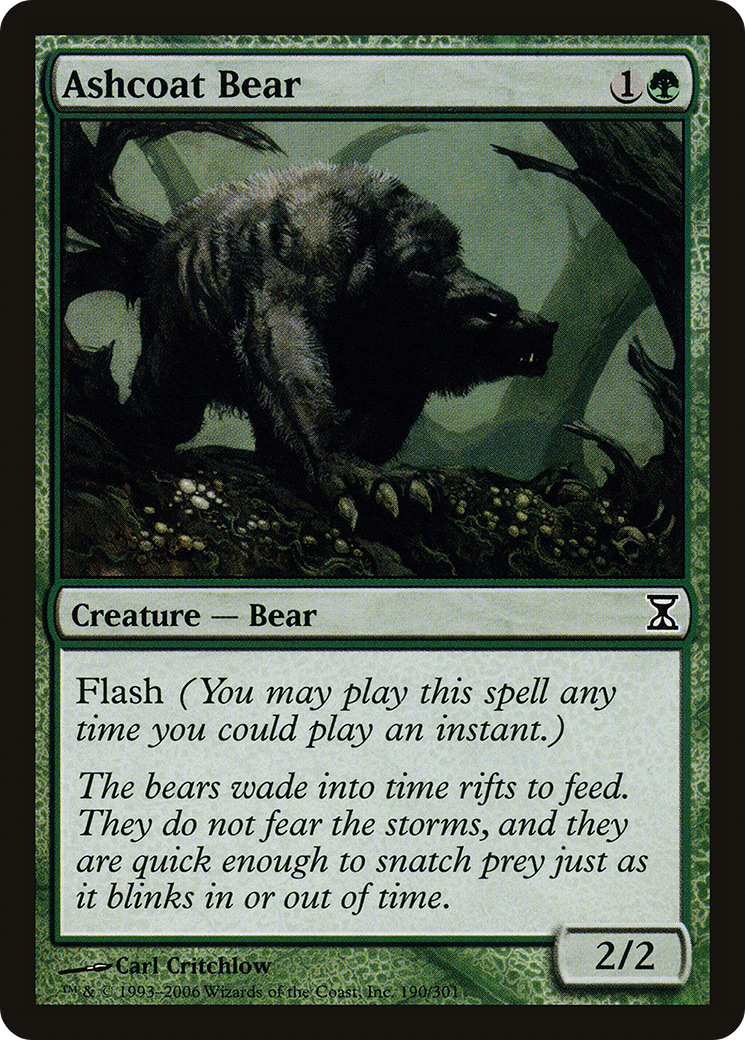 Ashcoat Bear (TSP-190) [Time Spiral]