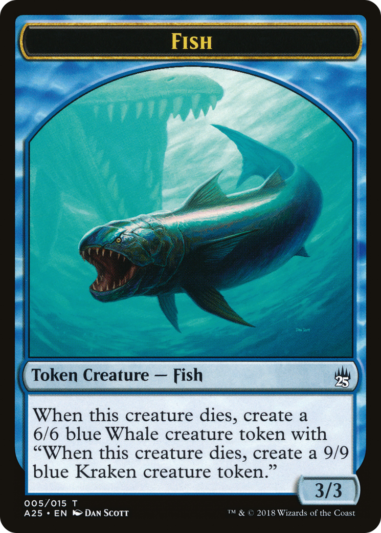 Fish Token (A25-005) [Masters 25 Tokens]