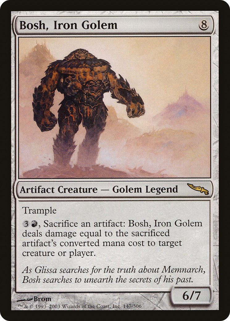 Bosh, Iron Golem (MRD-147) [Mirrodin] Foil