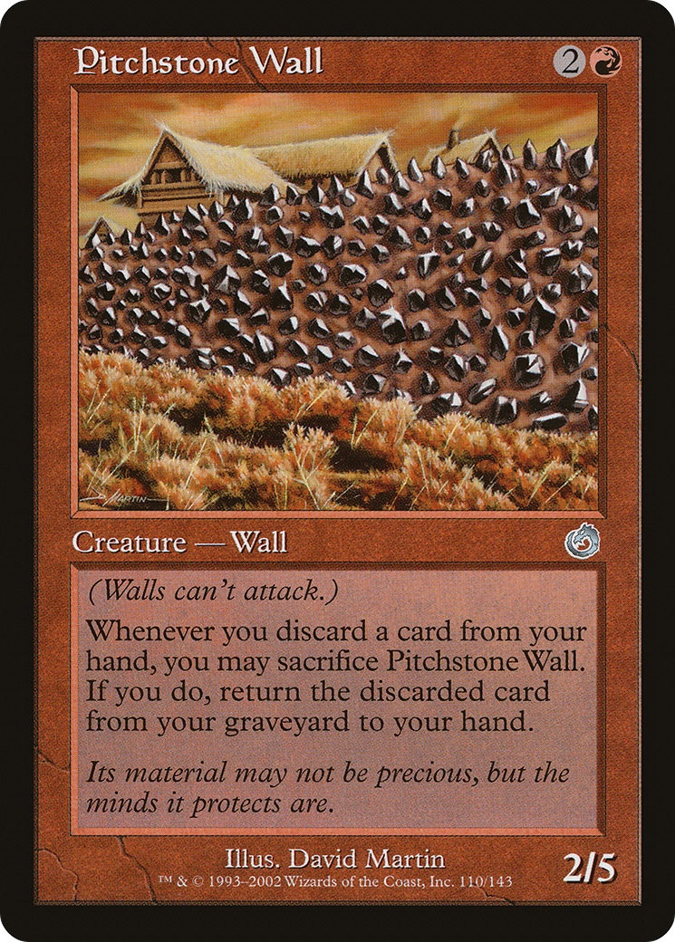 Pitchstone Wall (TOR-110) [Torment] Foil