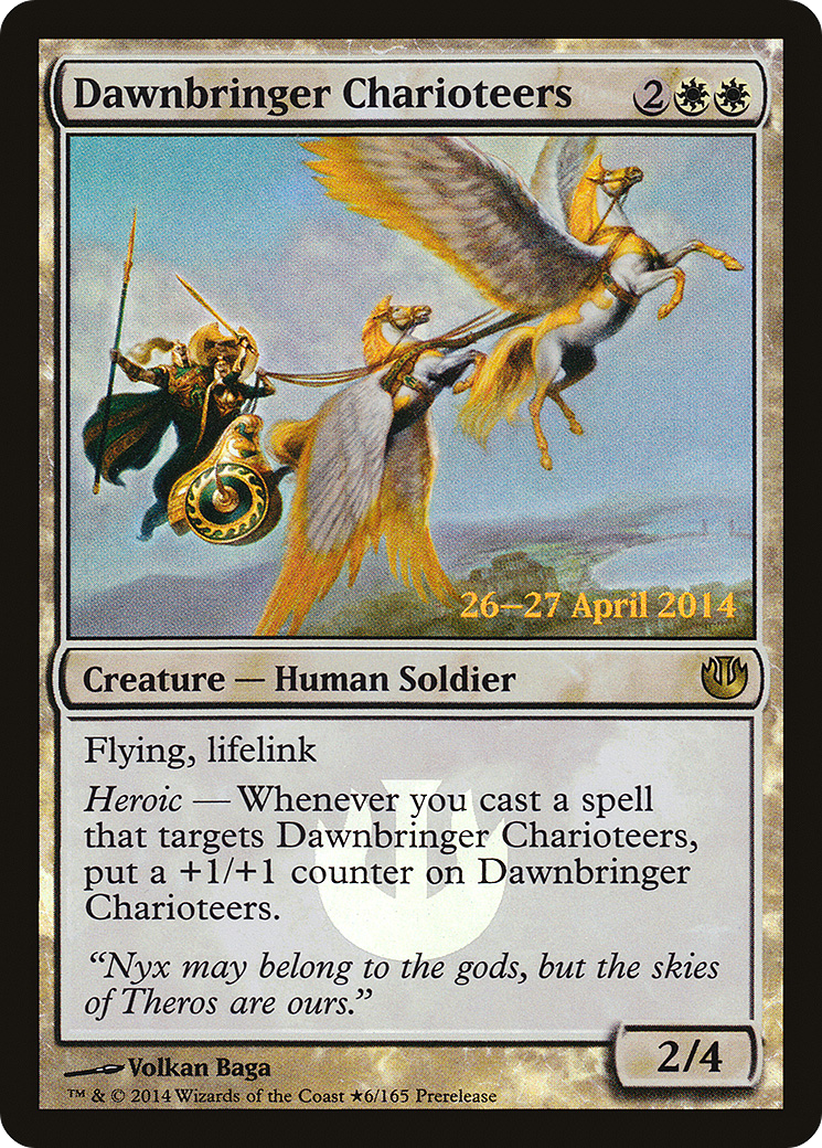 Dawnbringer Charioteers (PRE-006) [Journey into Nyx Promos] Foil