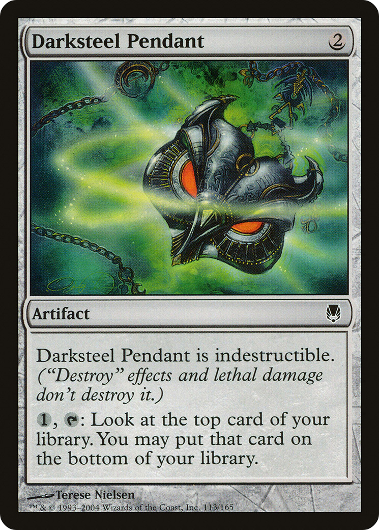 Darksteel Pendant (DST-113) [Darksteel]