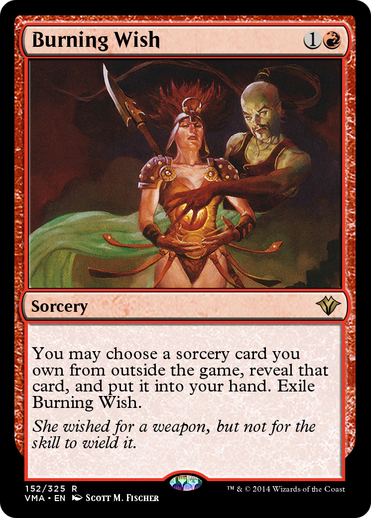 Burning Wish (VMA-152) [Vintage Masters] Foil