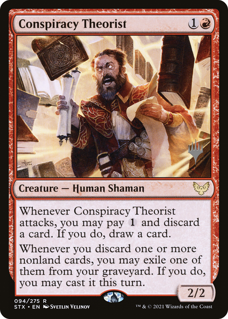 Conspiracy Theorist (PPSTX-094) [Promo Pack: Strixhaven: School of Mages Promos]