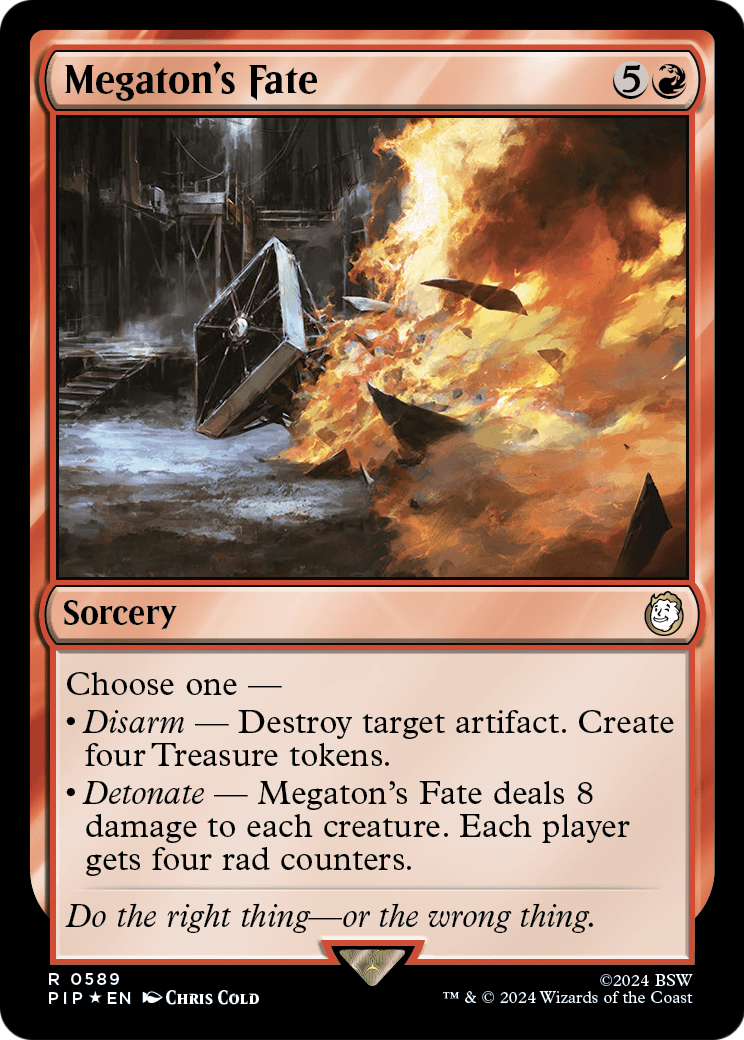 Megaton's Fate (Surge Foil) (PIP-589) [Fallout] Foil