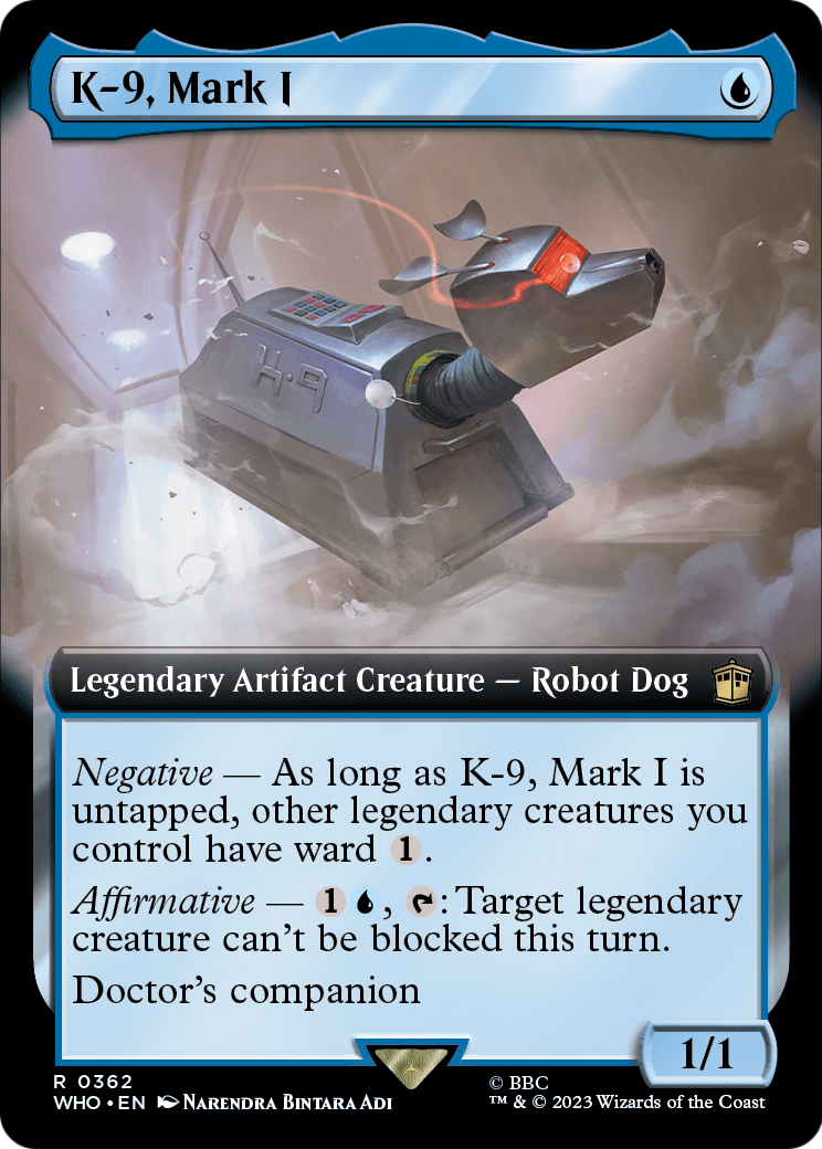 K-9, Mark I (Extended Art) (WHO-362) [Doctor Who]