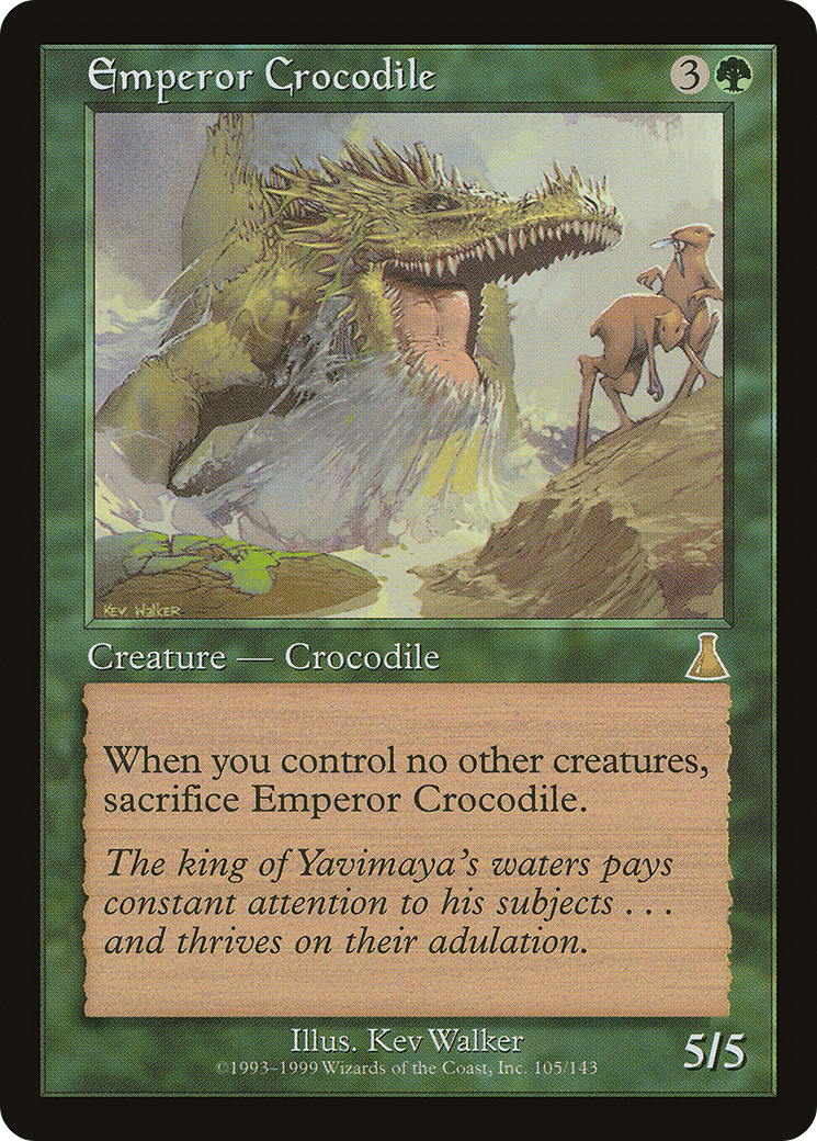 Emperor Crocodile (UDS-105) [Urza's Destiny] Foil