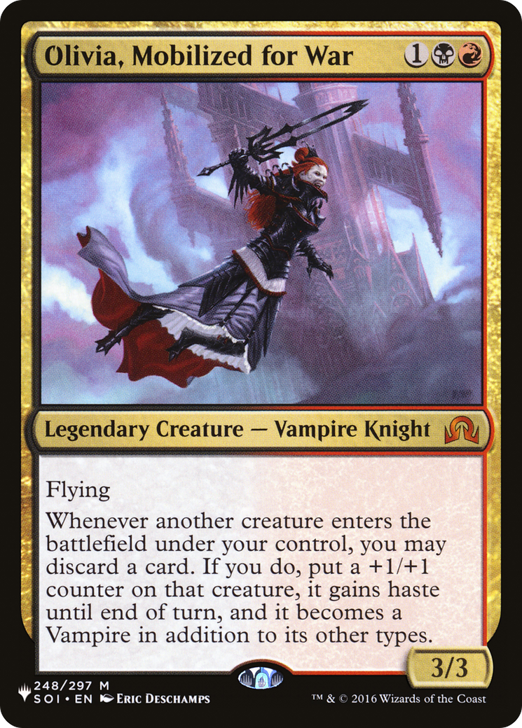 Olivia, Mobilized for War (LIST-248/297) [The List]